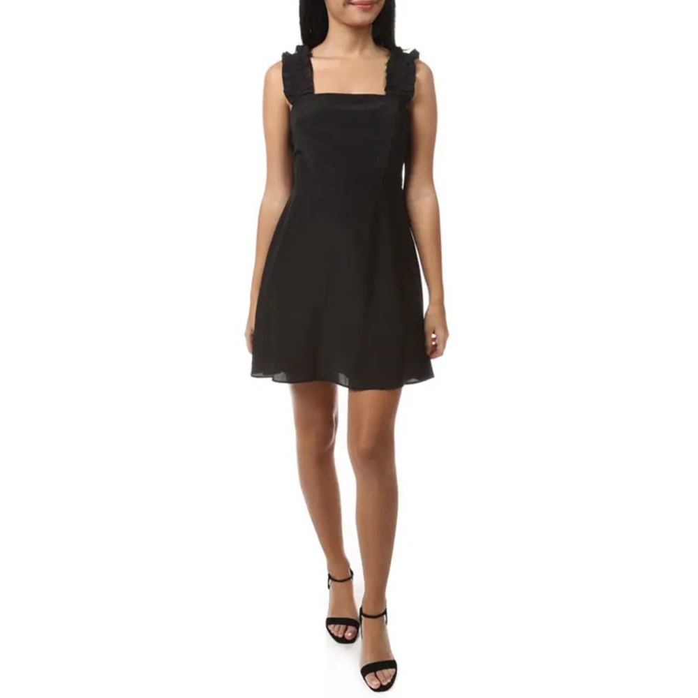 NWT Lola Grace Square Neck Skater Mini Dress SZ L